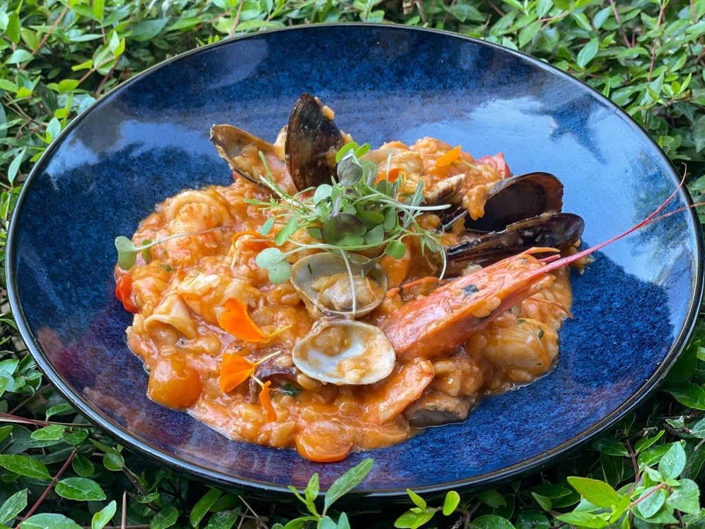 Risotto with mariscos