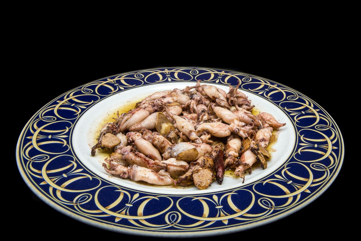 Calamari con aglio