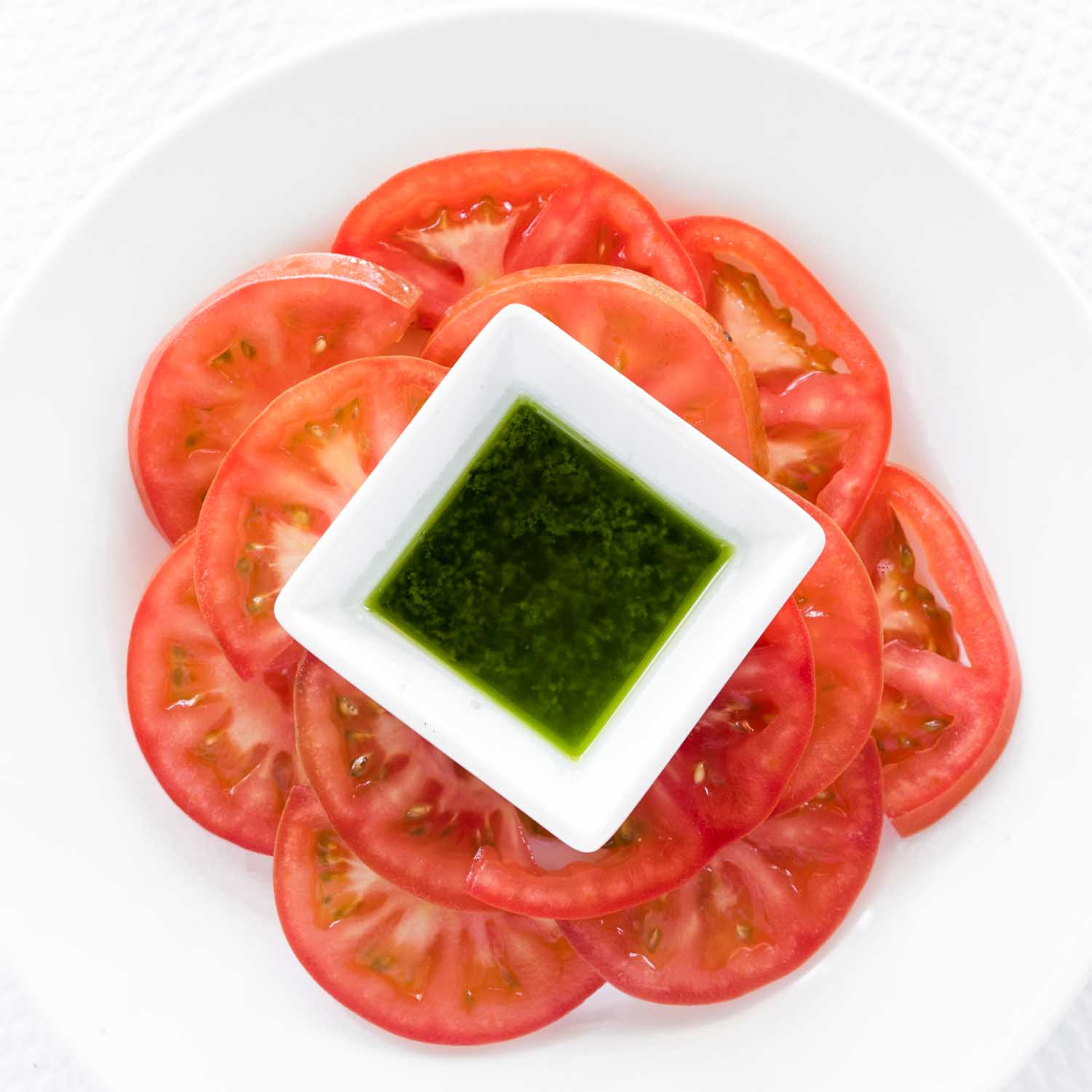 Tomato with garlic