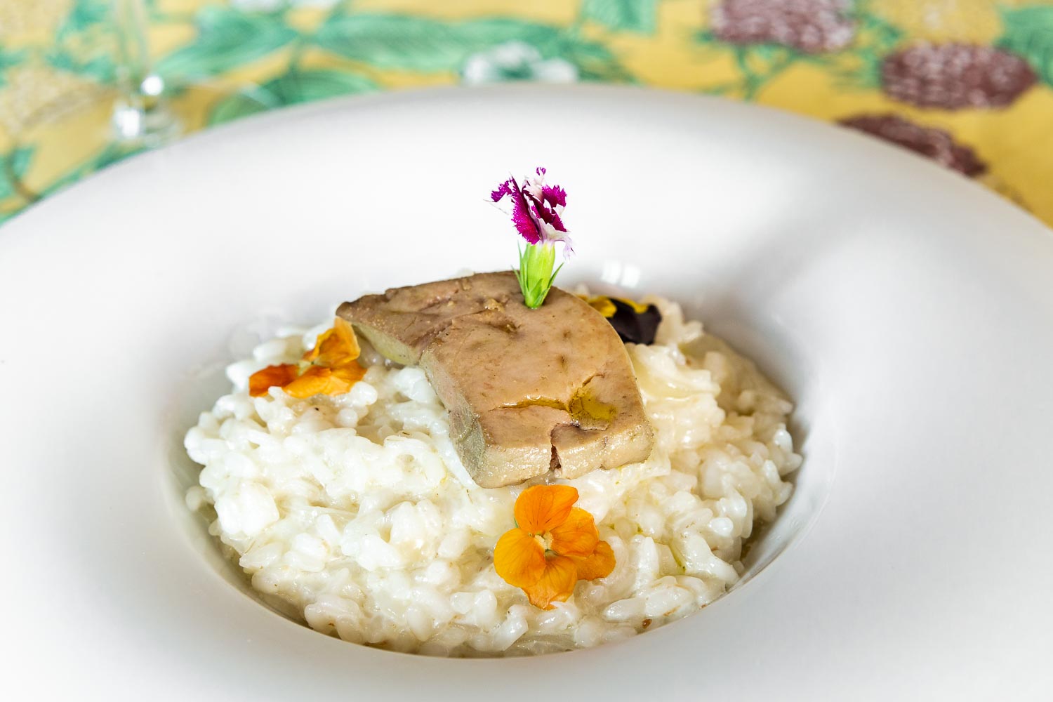 Risotto with foie