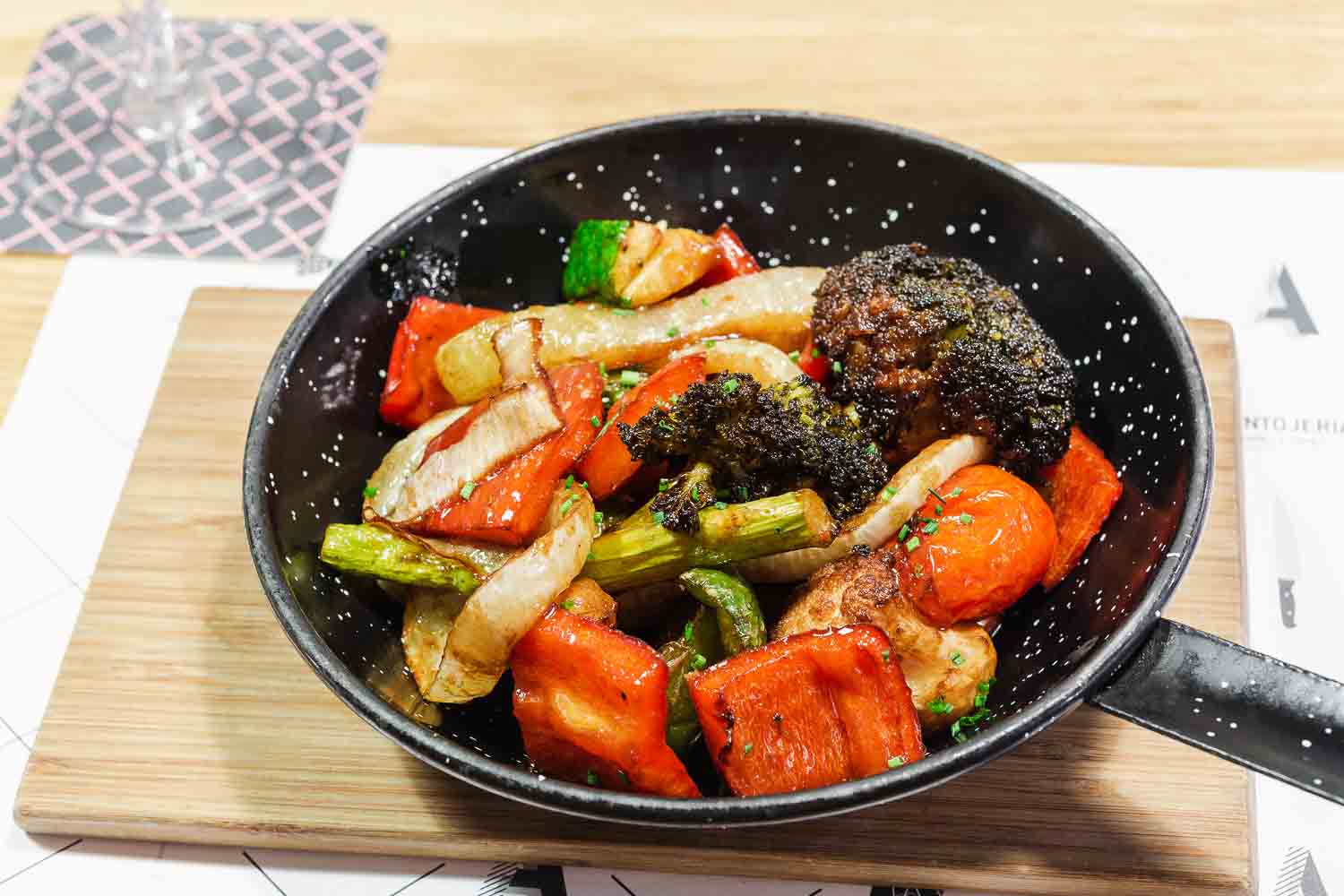 Stir-fried wok vegetables