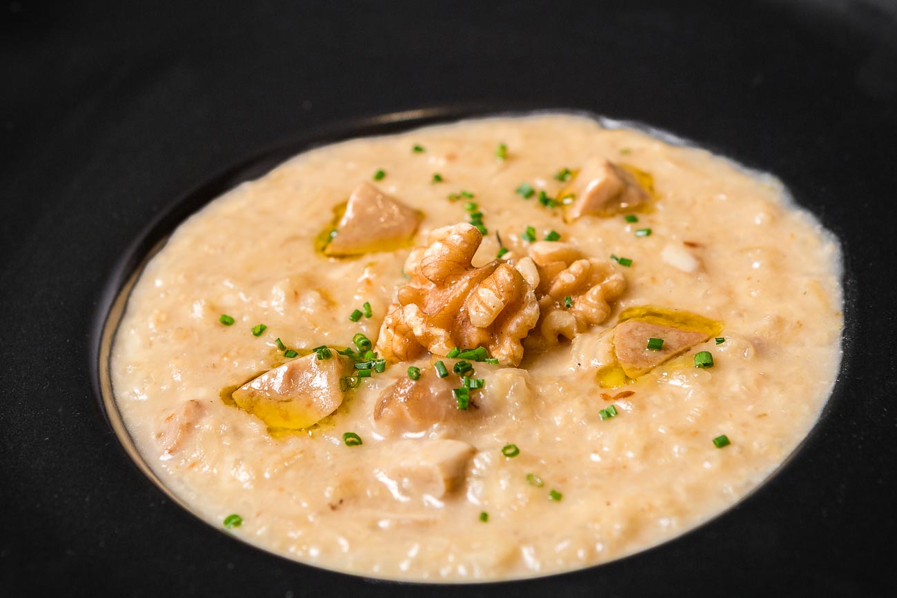 Risotto with mushrooms, truffle and Foie gras