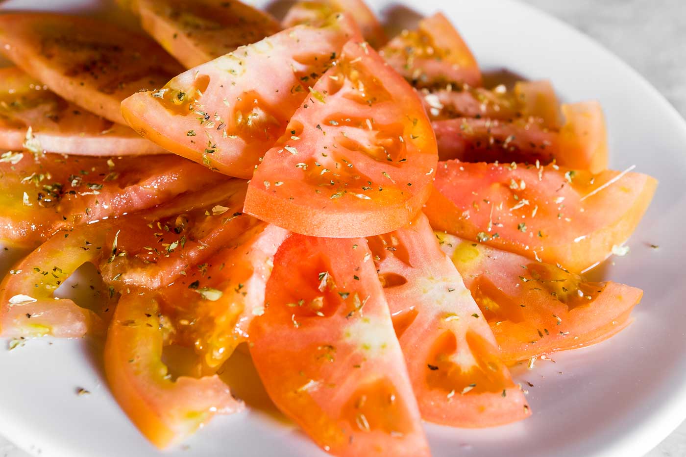Tomatoes in Special Vinaigrette