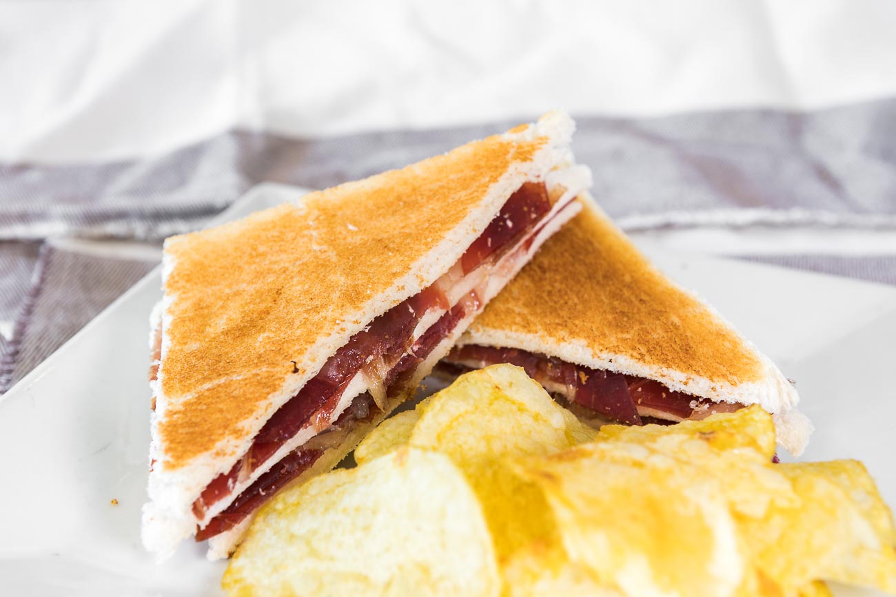 Serrano-Schinken-Sandwich