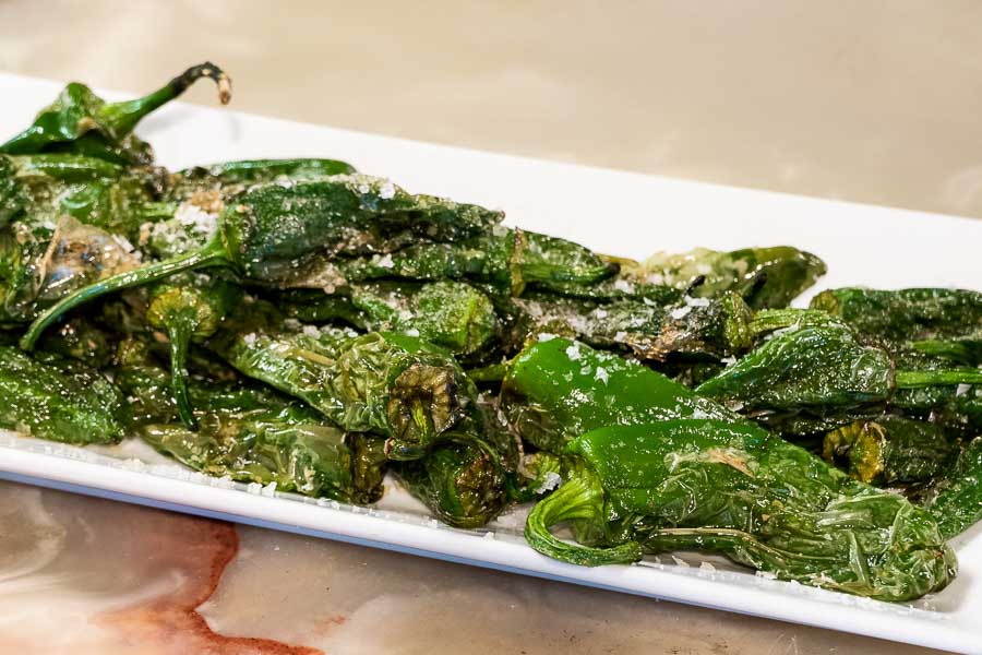 Padrón Green Peppers with Marine Salt