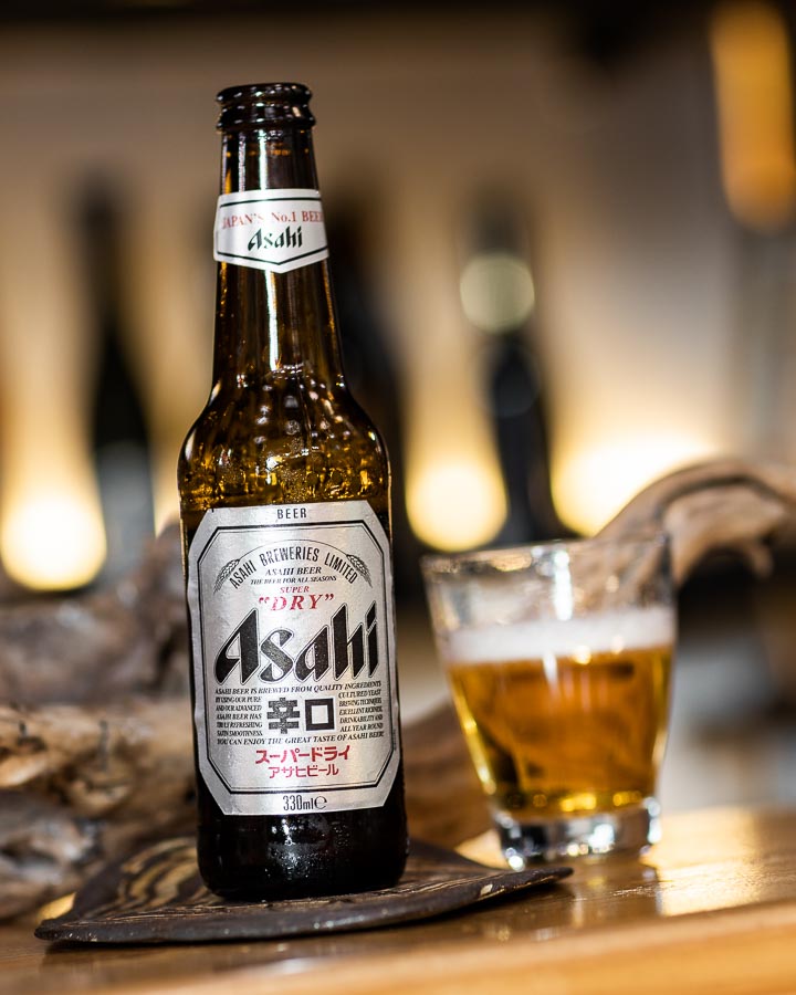 Japanese beer Asahi
