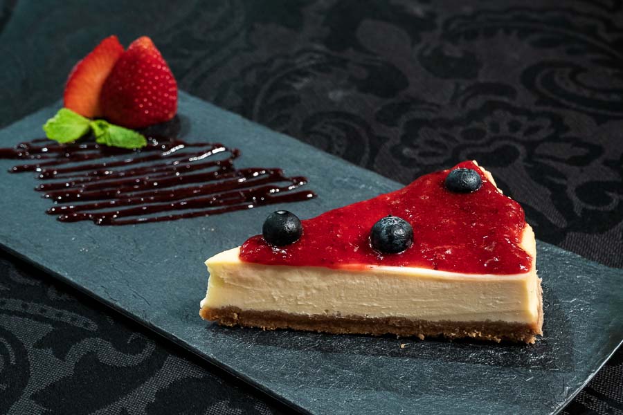 Cheesecake with Red Berries