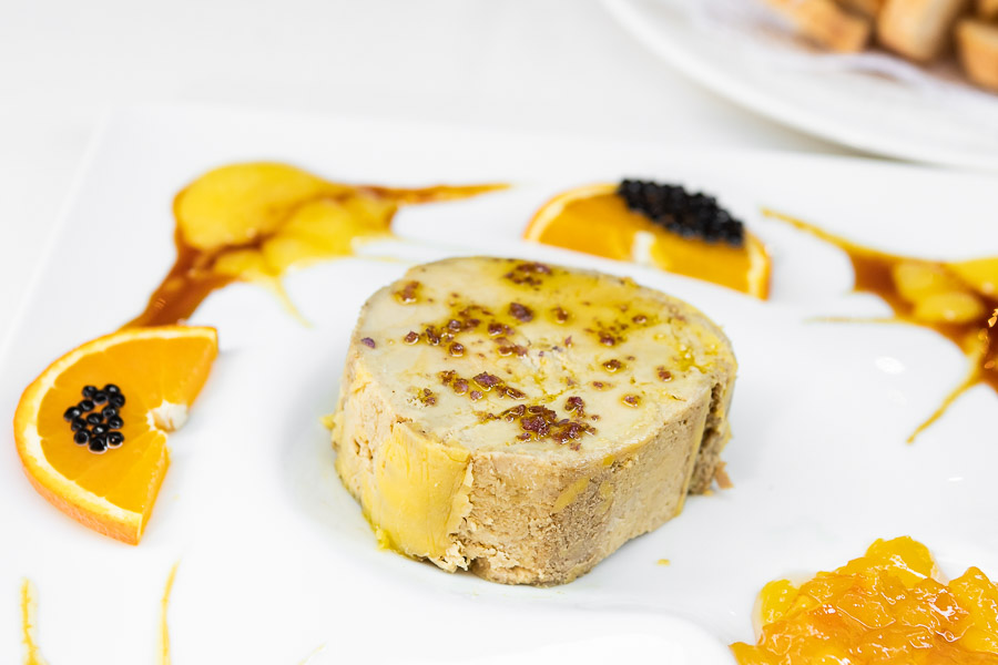 Foie gras terrine with toast