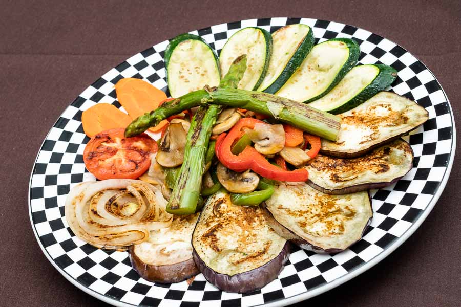 Grilled vegetables of the season