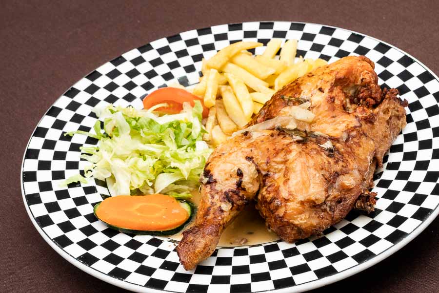 1/2 Roasted chicken with french fries
