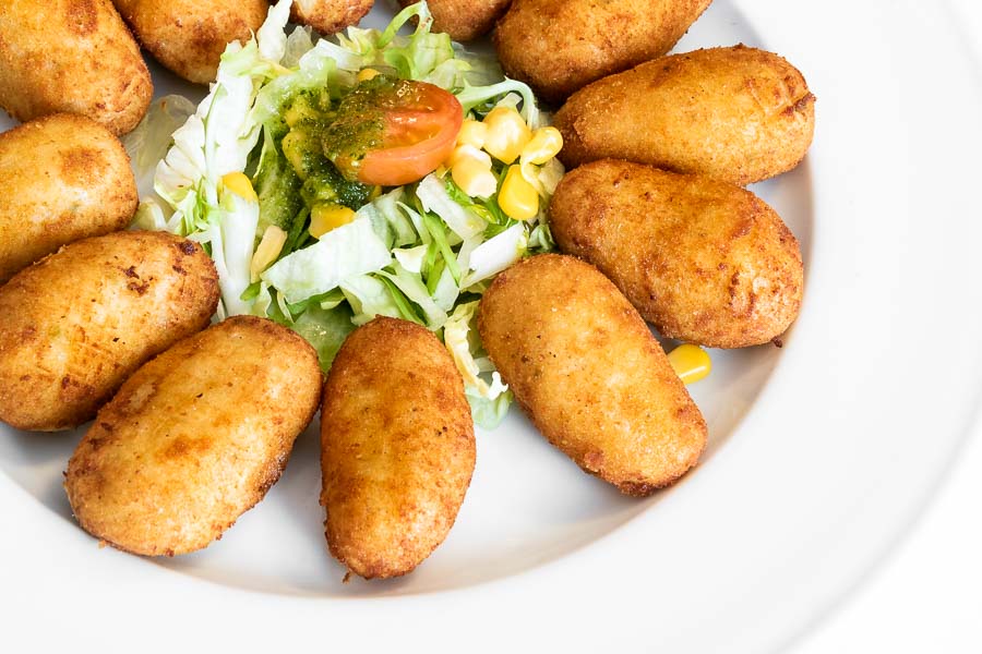 Ham and chicken croquettes