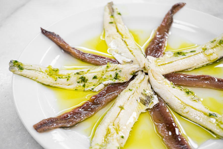 Mixed Anchovies-White anchovies