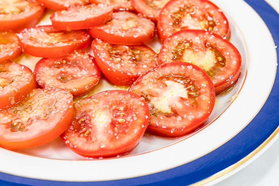 Dressed Tomato salad