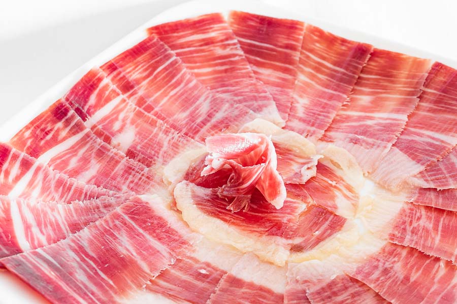 Acorn fed Iberian ham