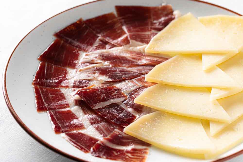 Iberian Ham and Cheese
