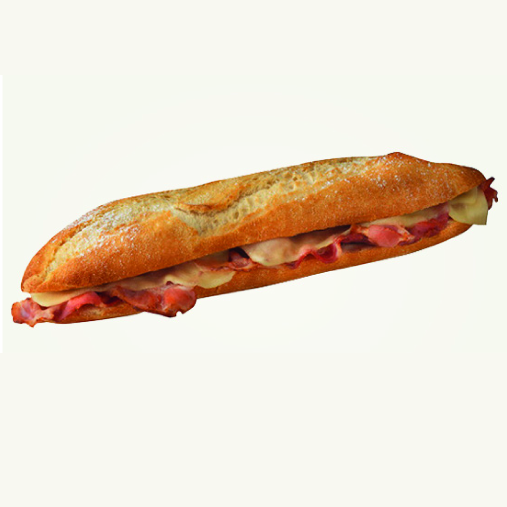 Hot bacon sandwich 