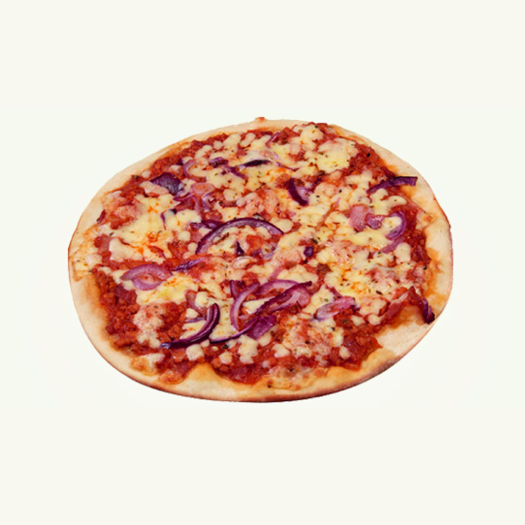 Pizza Barbacoa con masa fina
