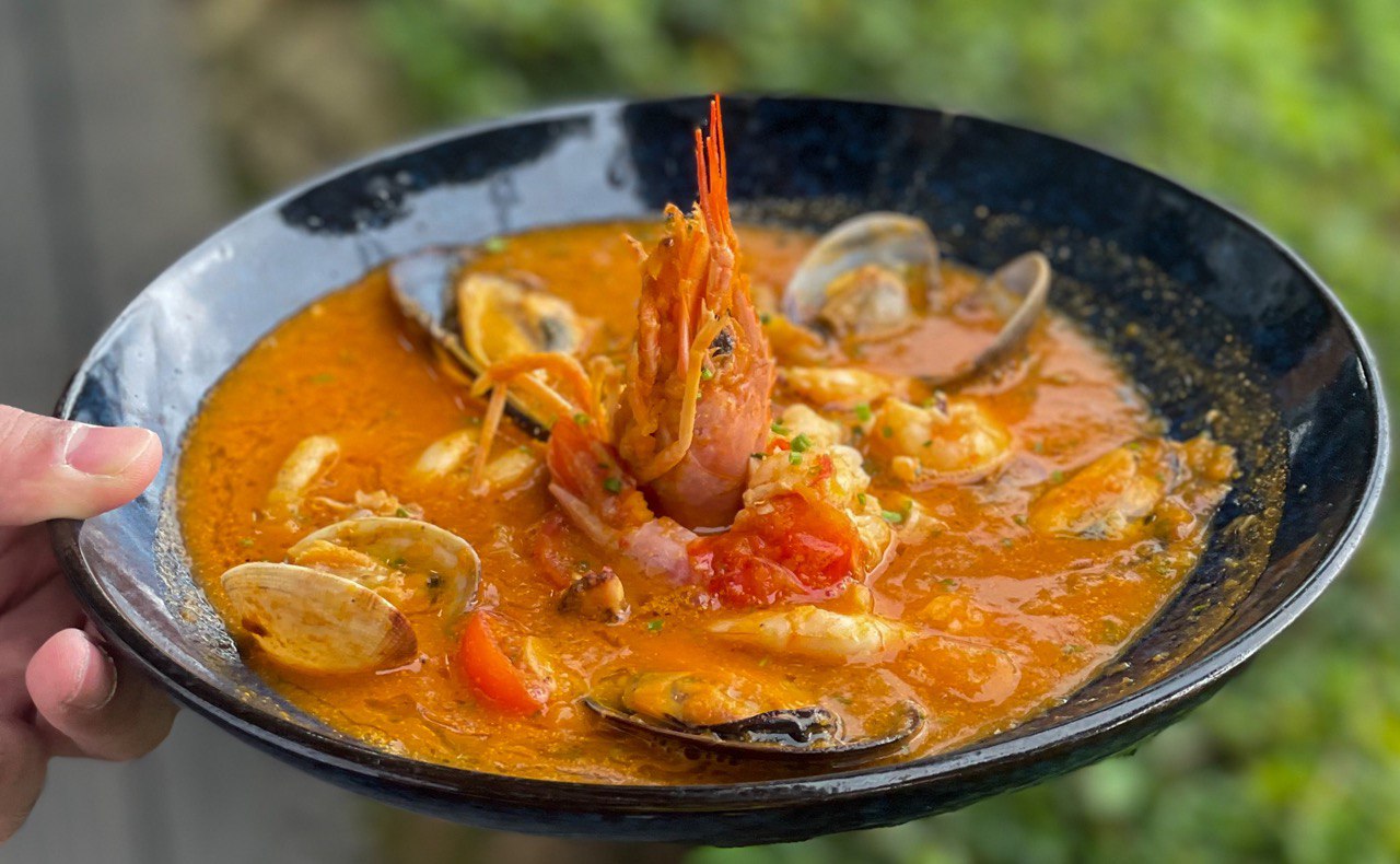 Fish and seafood soup