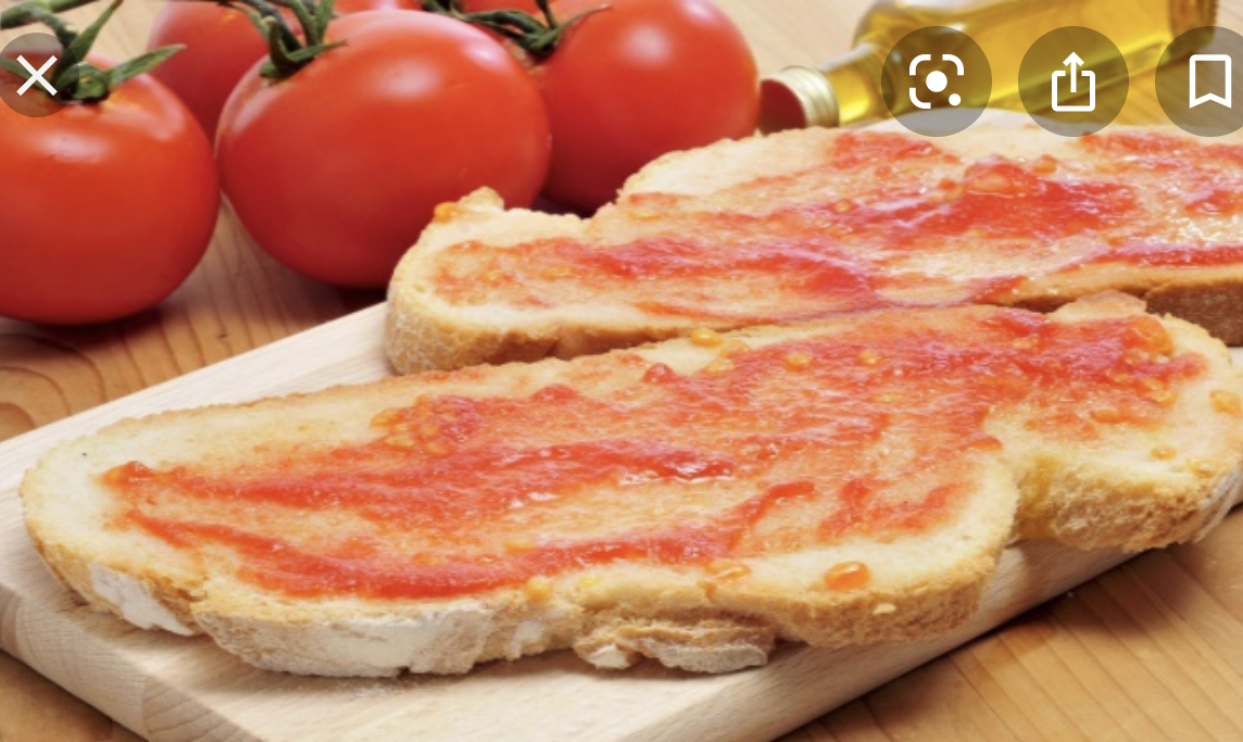 TOASTED BREAD WITH TOMATO