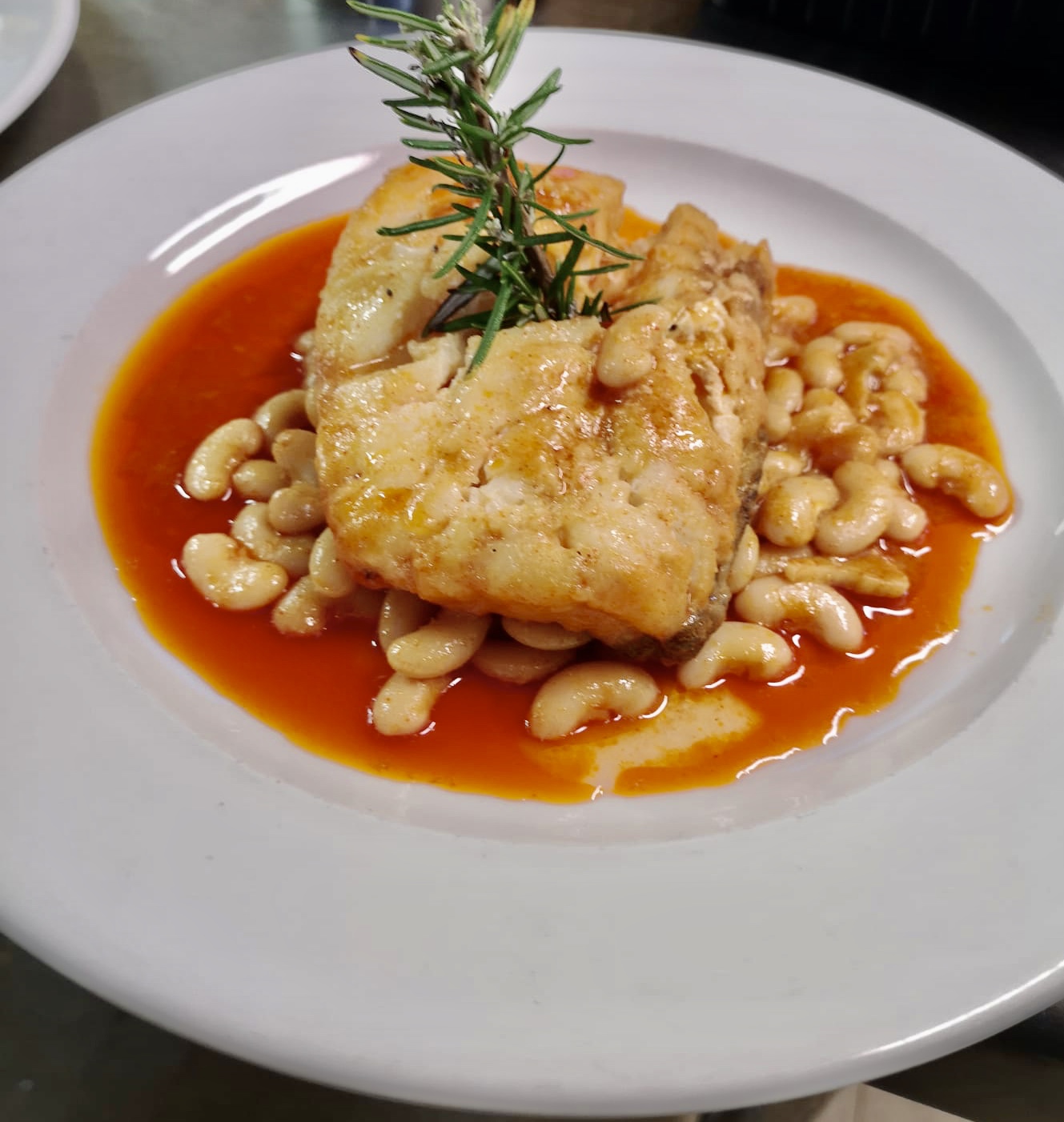 COD WITH BEANS GANXET