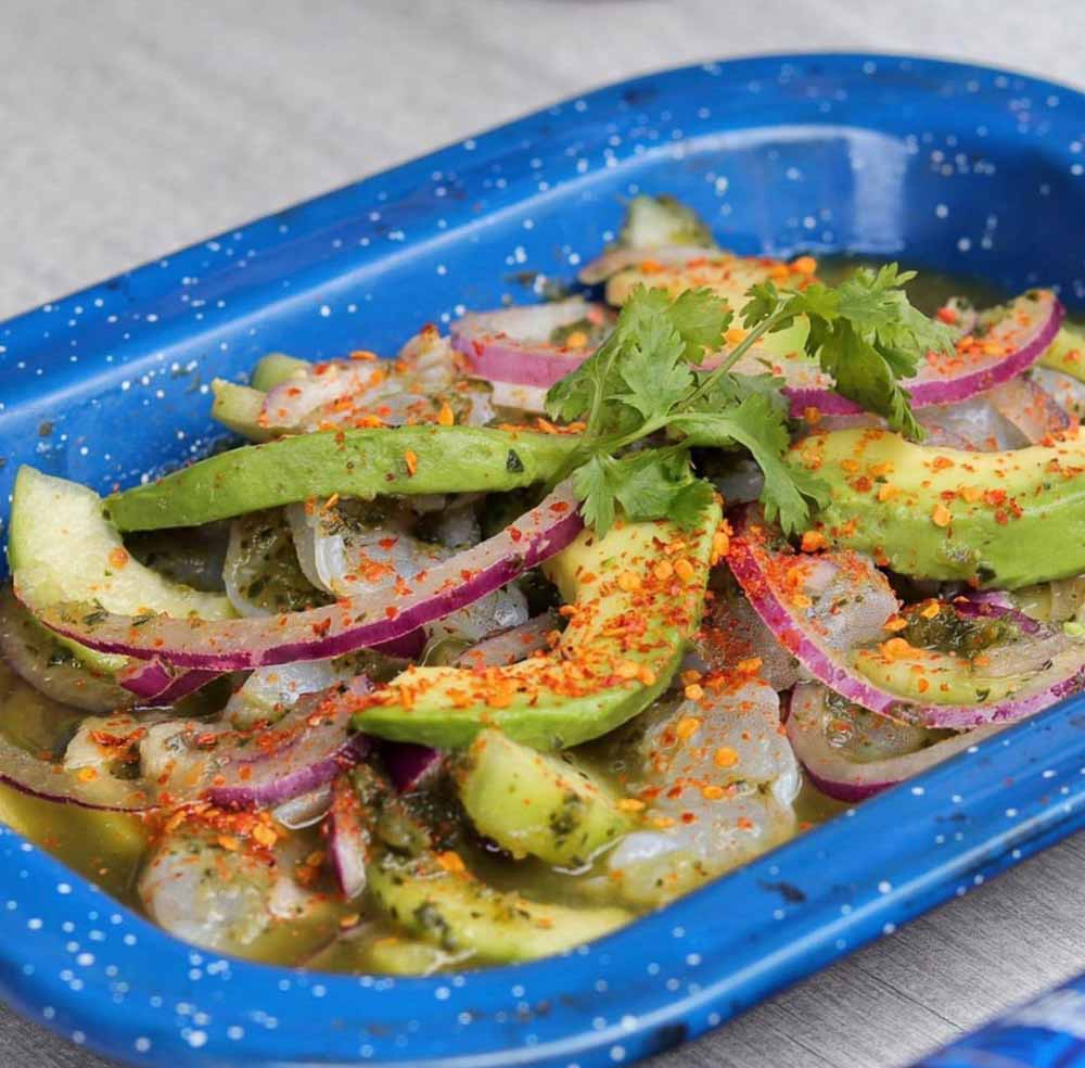 Normal or spicy aguachile
