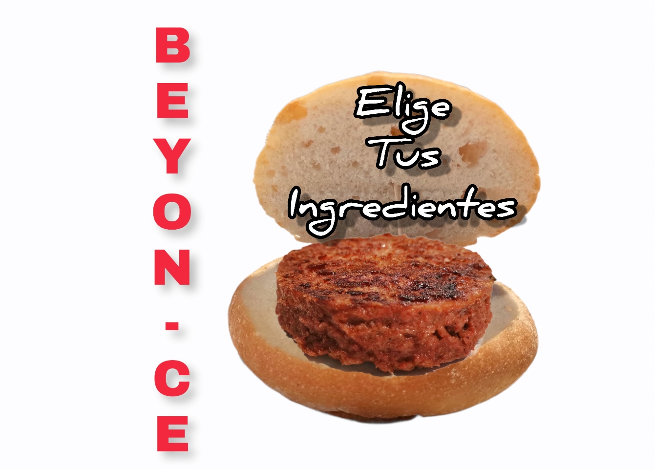 "Beyond-Cé":  hamburger vegano (fatto di fagioli)