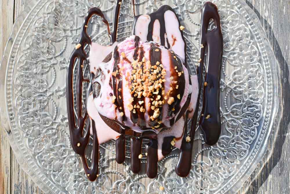 Coulant al cioccolato con gelato