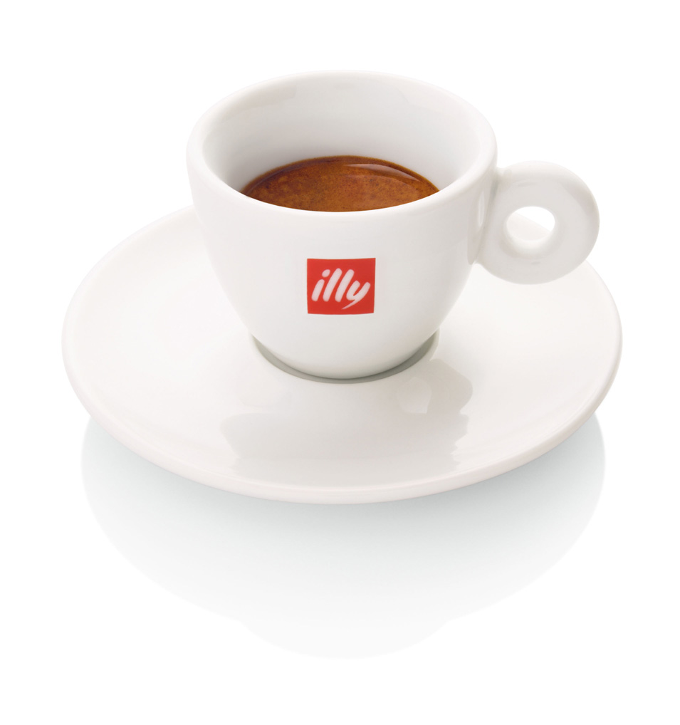 Coffee with a dash of milk Illy 