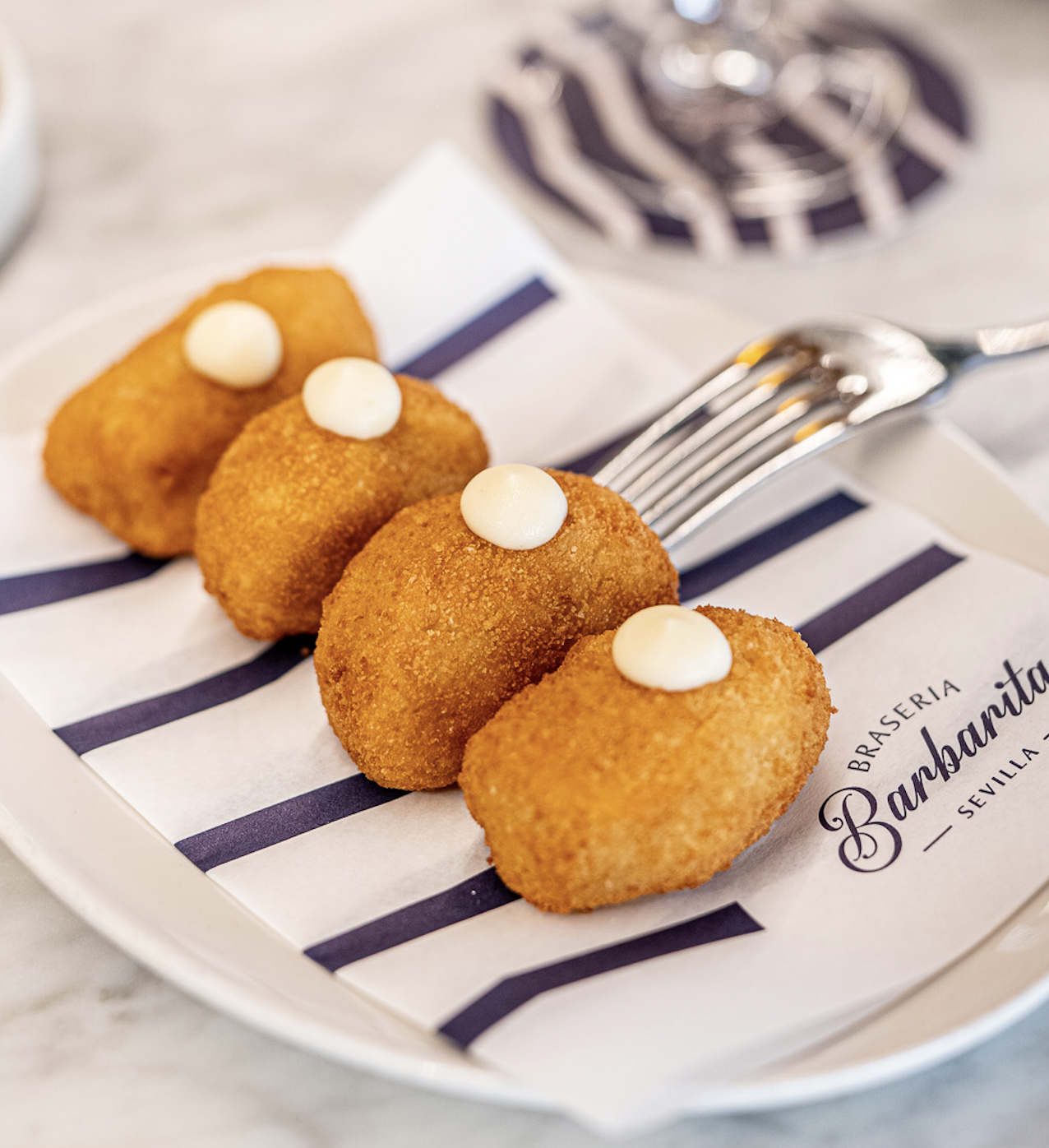 Cured meat croquettes with aioli