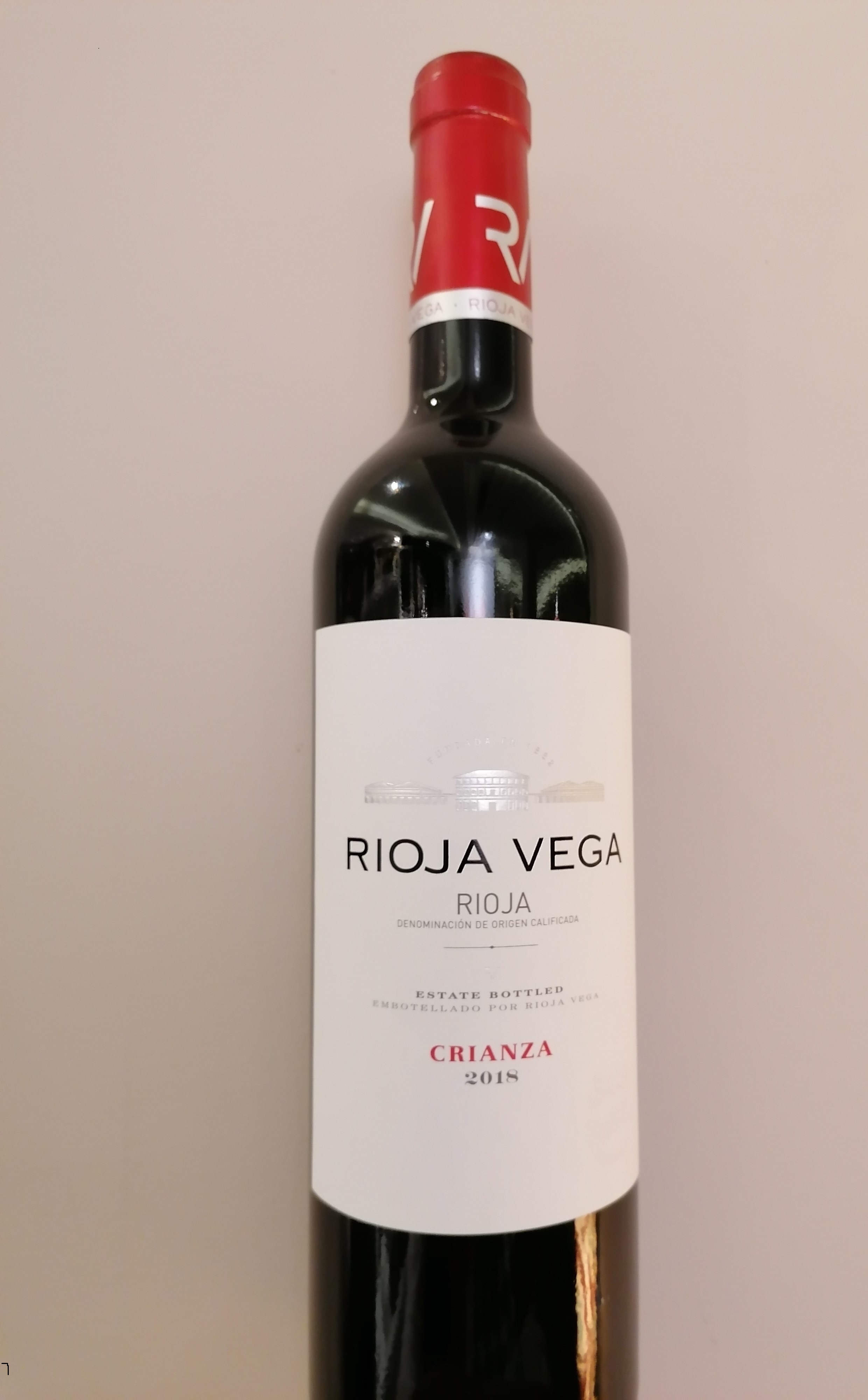 Rioja Vega crianza (Recomendación de la casa) 