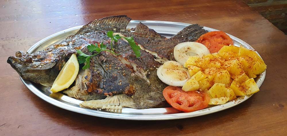 Grilled turbot (price per kg)
