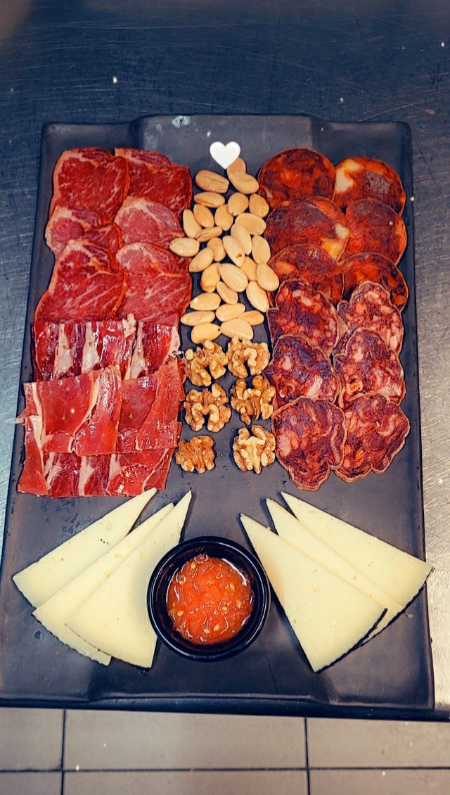 Charcuterie tasting tray