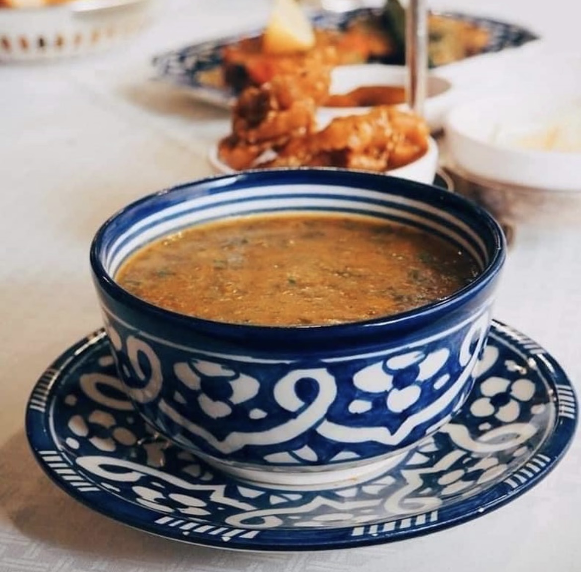 Harira (traditional Moroccan soup)