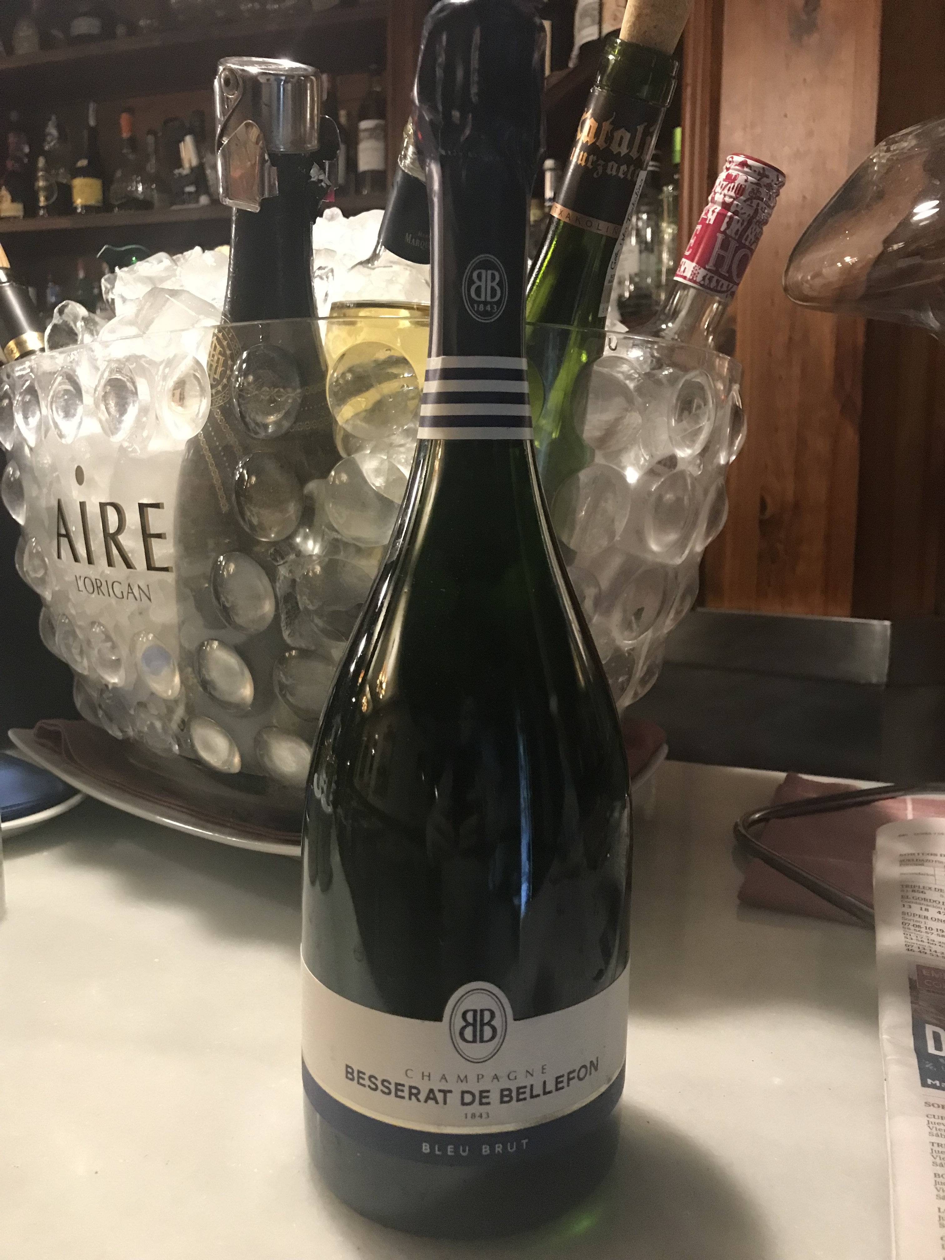 Besserat de Bellefot Bleu Brut - A.O.C. Champagne