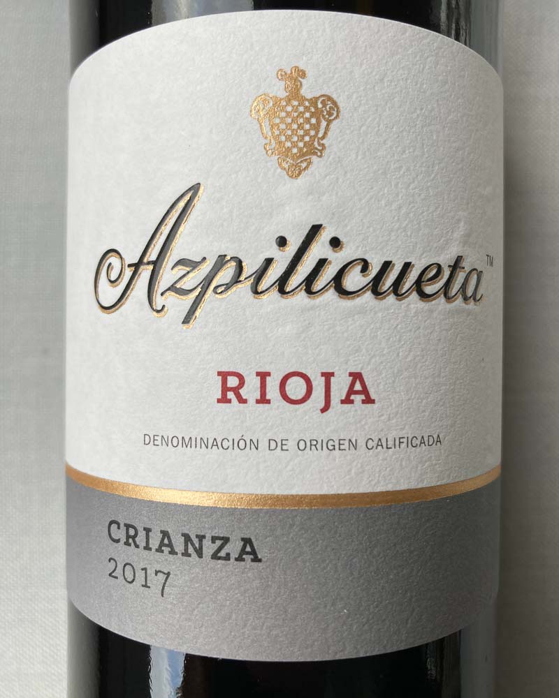 Azpilicueta, Tempranillo Crianza (Rioja)