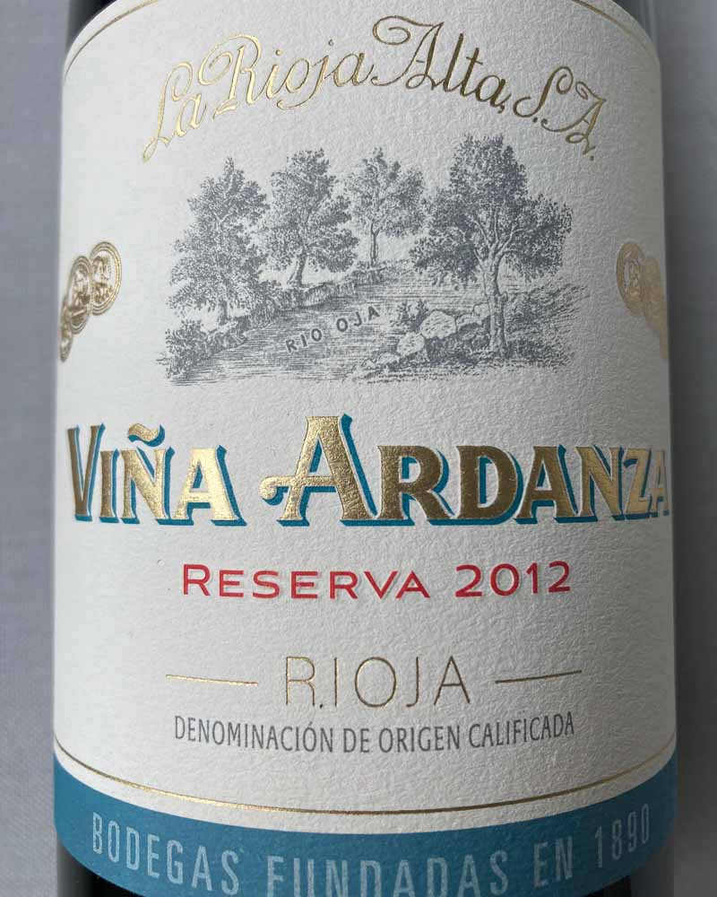 Viña Ardanza, Tempranillo Reserva (Rioja)