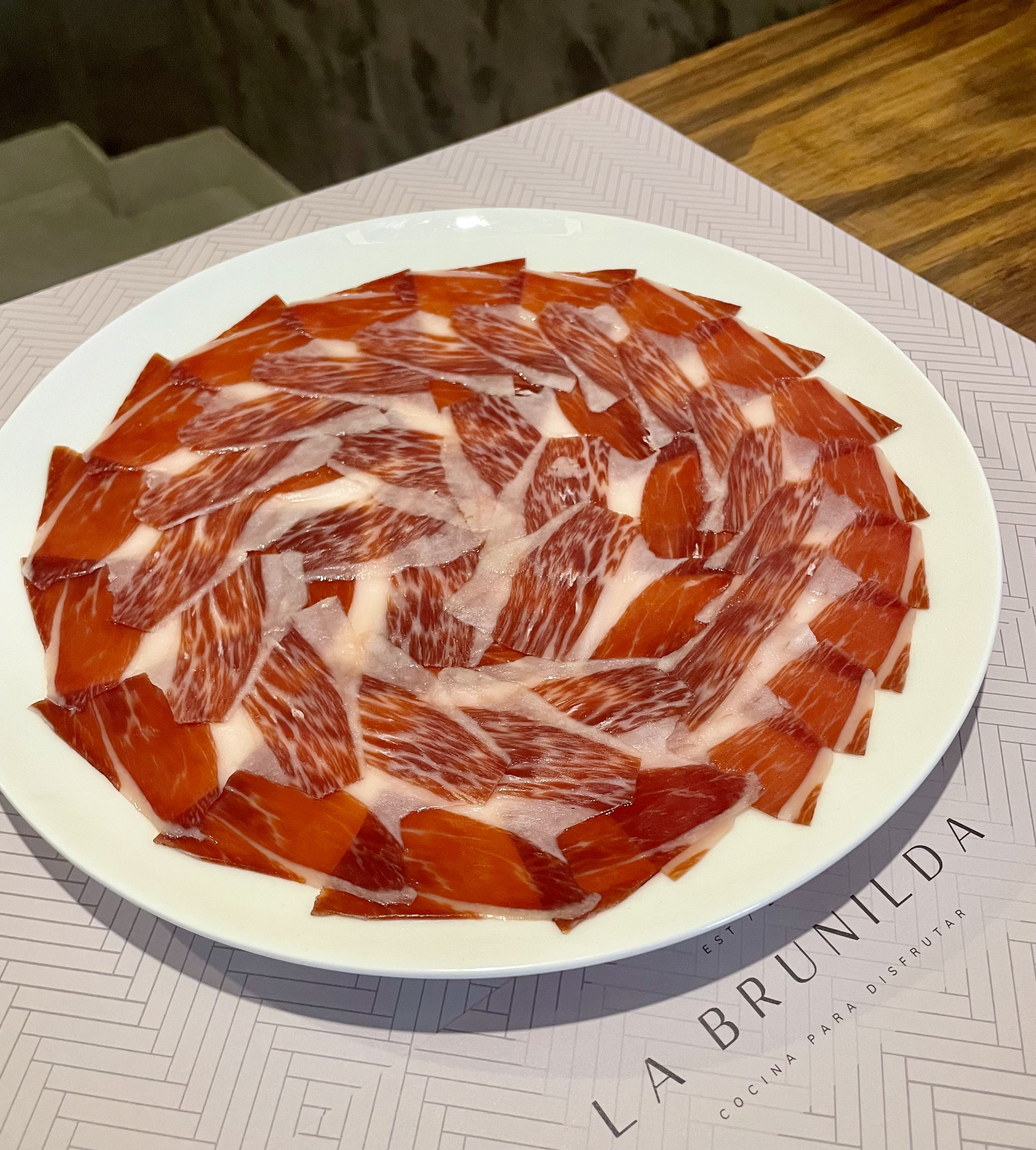 Iberian Ham plate 