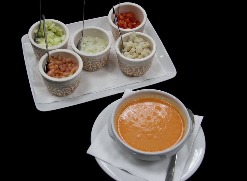 Andalusian gazpacho (cold soup)