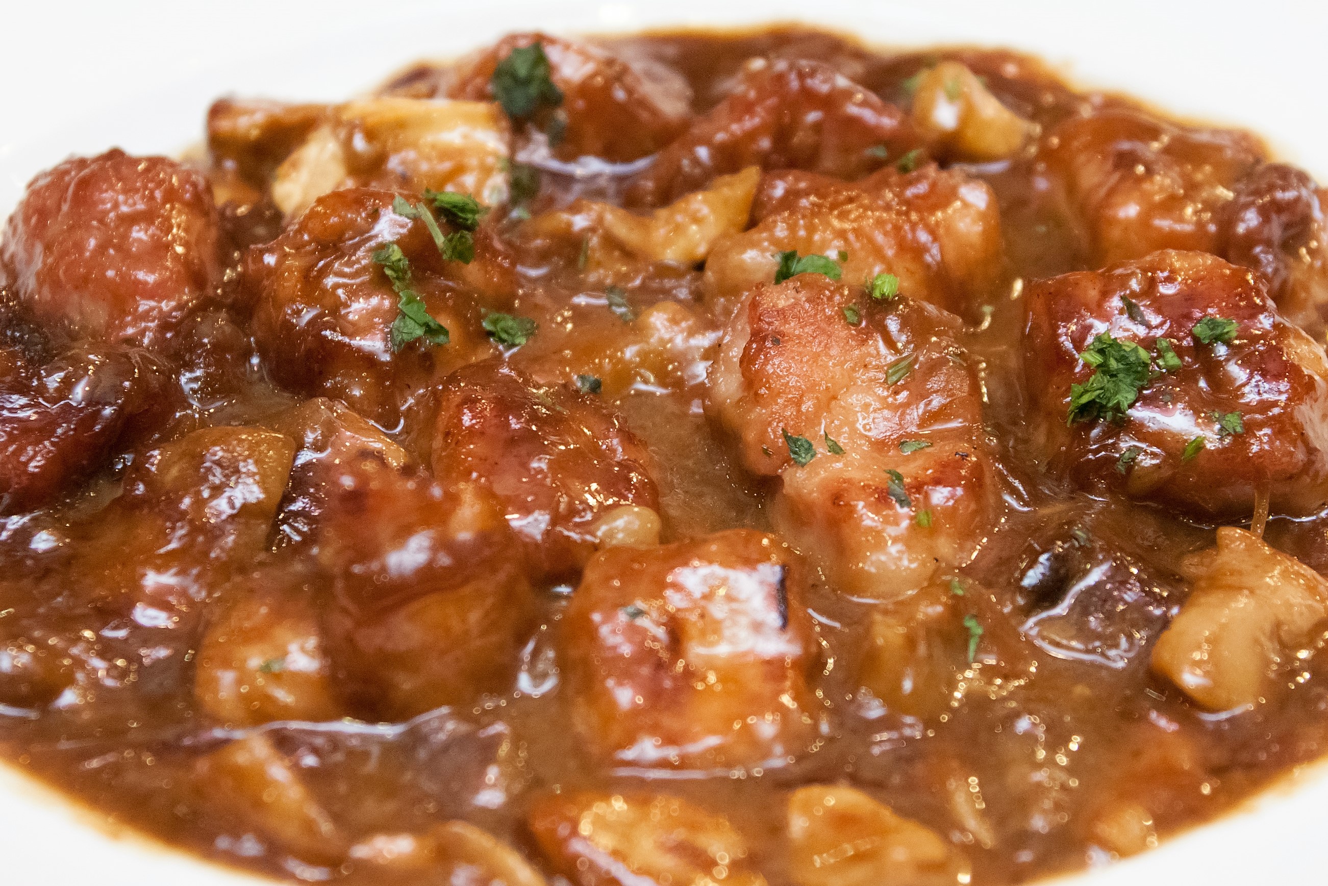 Veal sweetbreads with Bordelaise sauce