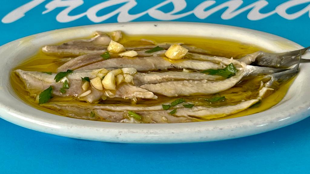 Pickled anchovies