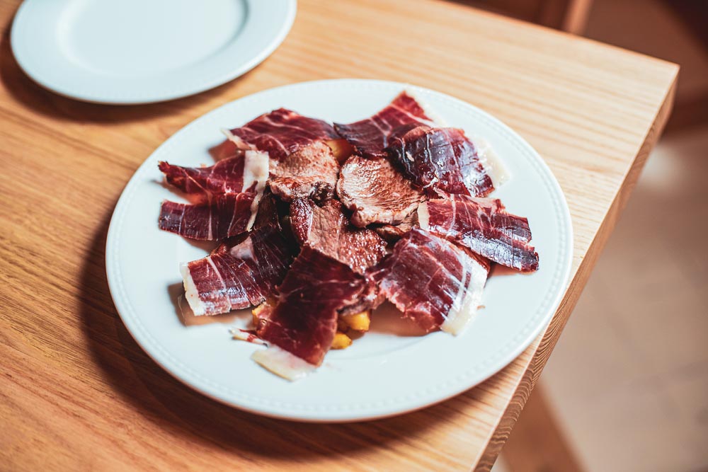 Iberian pork meat and ham (to share)