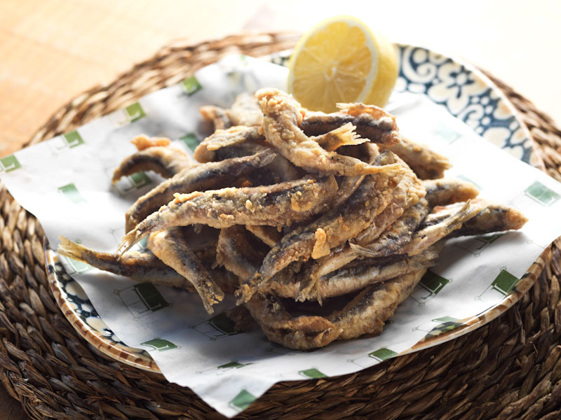 Fried anchovies (typical Andalusian food)