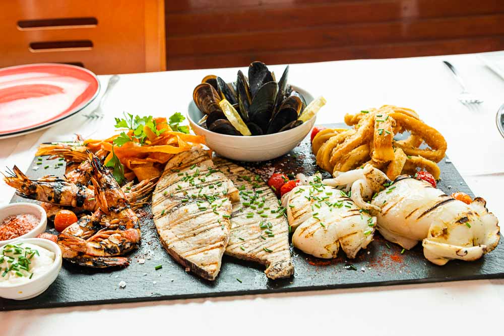 Seafood grill (for two people)