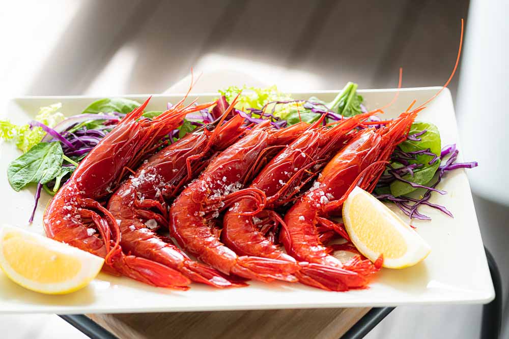 Grilled red king prawn (unit)