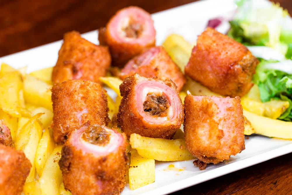 Fried Ham And Bull’s Tail Rolls