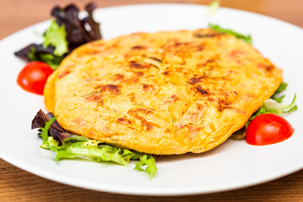 Spanish potato omelette 'Mirador' style 
