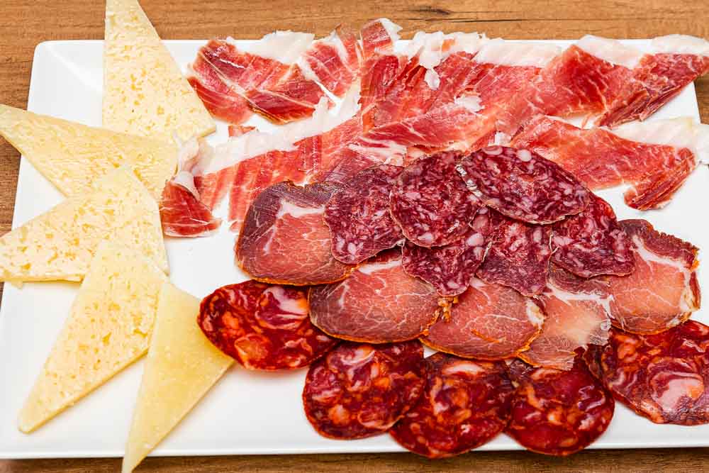 Assortment of Iberian meat 