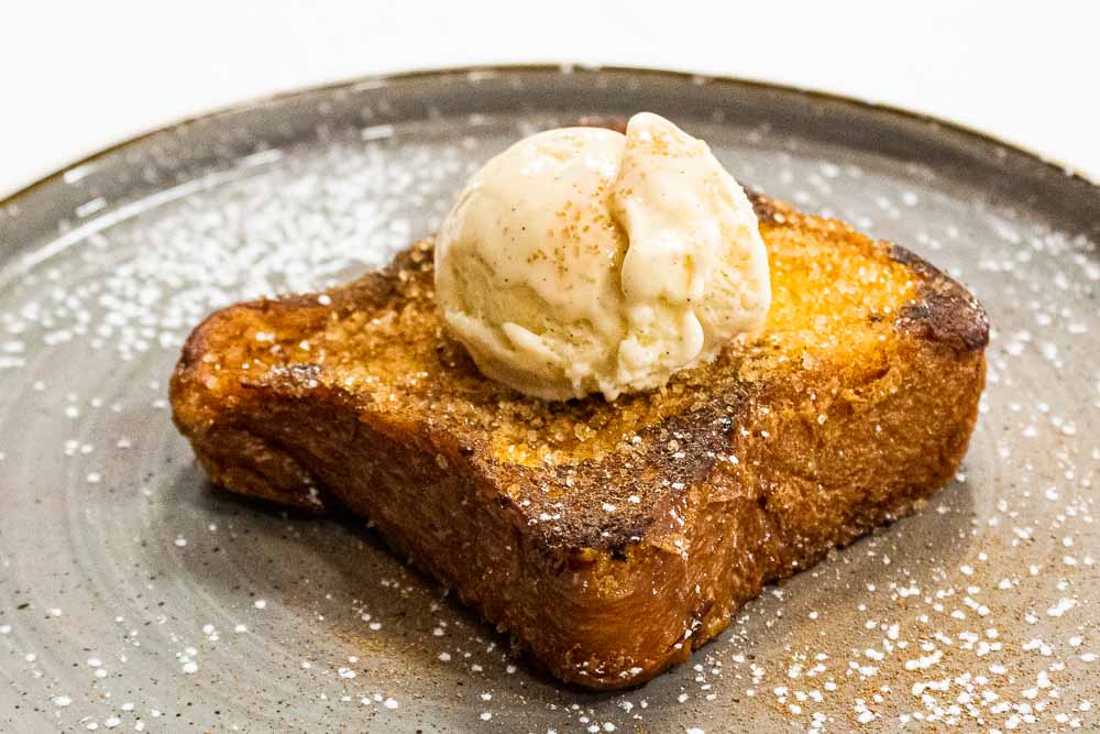 French toast and ice-cream
