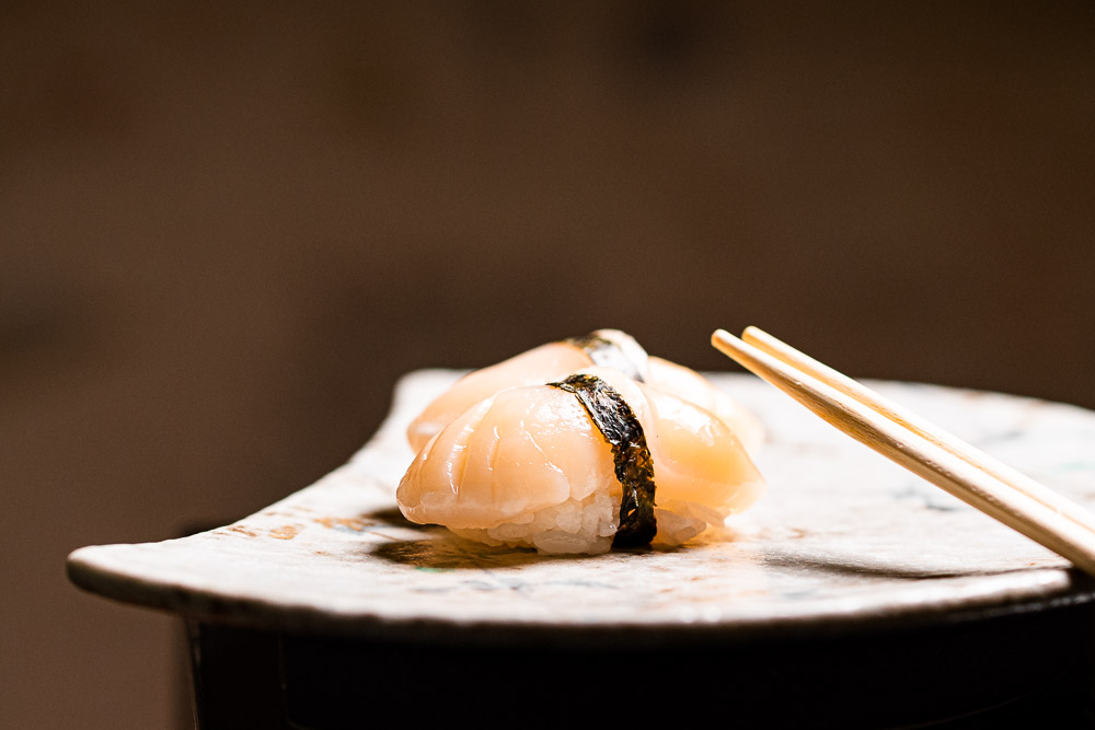 Sushi de Vieires (no flamà)
