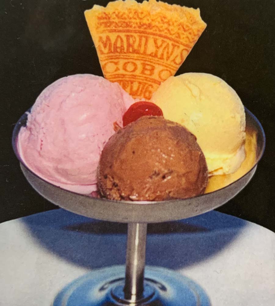Varied ice cream